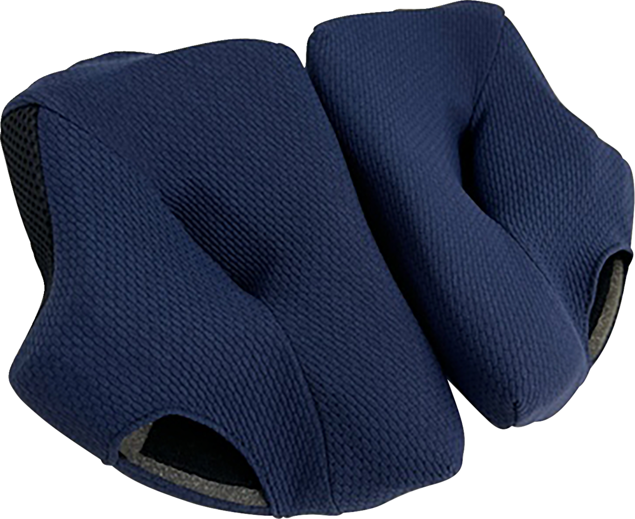 Arai Helmets XD-5 cheek pads, 30 mm replacement for a comfortable fit, shown in black with padding details.