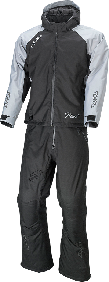 ARCTIVA Women's Pivot 5 Hooded Jacket - Waterproof Insulated Parka with Zip-Off Hood - Gray - XL 3121-0806