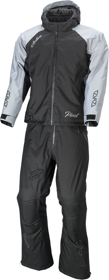 ARCTIVA Women's Pivot 5 Hooded Jacket - Waterproof Insulated Parka with Zip-Off Hood - Gray - XL 3121-0806