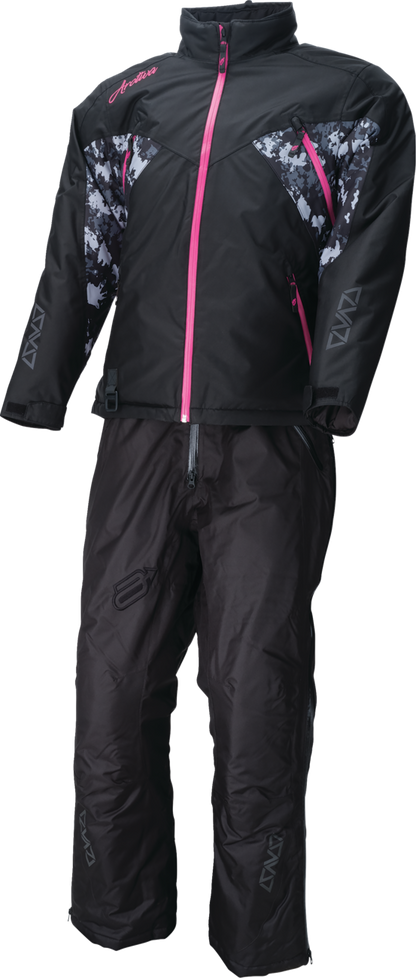 ARCTIVA Women's Pivot 7 Insulated Jacket - Black/Camo Gray/Pink - Size XS, Part Number 3121-0845