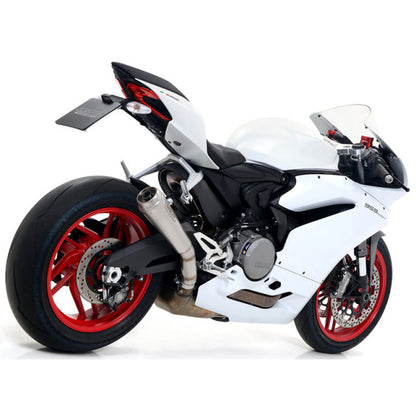 Arrow Pro-Race slip-on exhaust for Ducati 959 Panigale 2016-2019, titanium finish, welded link pipe, homologated racing exhaust by Bill's Exhausts