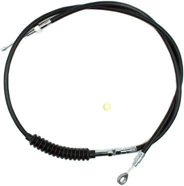 Black vinyl clutch LW cable by Motion Pro, part #06-0286, with visible cable end and protective outer sheath in the image.