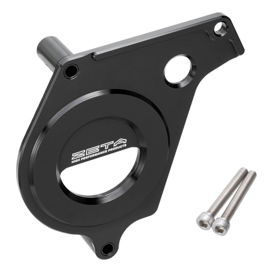 ZETA Drive Cover for Monkey 125 motorcycle, part number ZE80-9320, black plastic cover with textured surface.