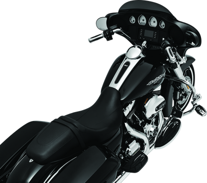 Kuryakyn Zombie Grips Throttle-By-Wire Chrome for powersports motorcycles, featuring detailed zombie-themed design on handlebar grips.