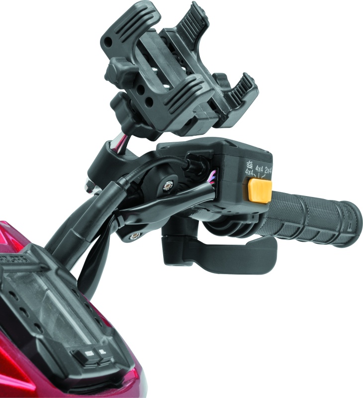 Kuryakyn Tech-Connect Bar Mount for 7/8 to 1-1/4 inch bars, fits 1-5/8 to 3-5/8 inch wide motorcycle handlebars