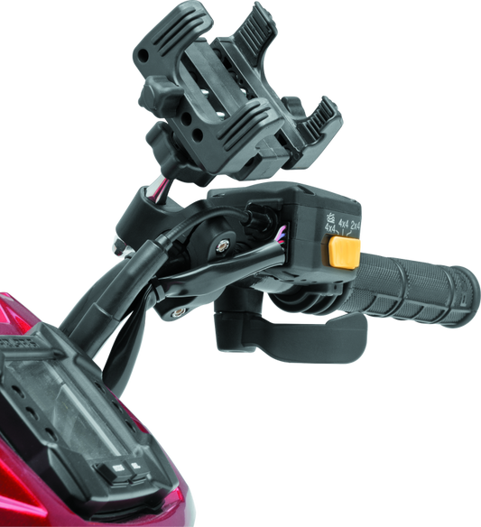 Kuryakyn Tech-Connect Bar Mount for 7/8 to 1-1/4 inch bars, fits 1-5/8 to 3-5/8 inch wide motorcycle handlebars
