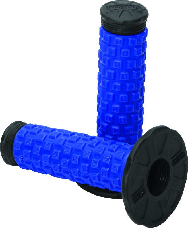 ProTaper, ProTaper Pillow Top Grips Blue/Black - Off-Road Traction and Vibration Reduction