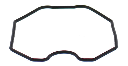 ALL BALLS float bowl gasket for motorcycle carburetors, part 46-5010, showing a close-up of the rubber gasket on a white background.