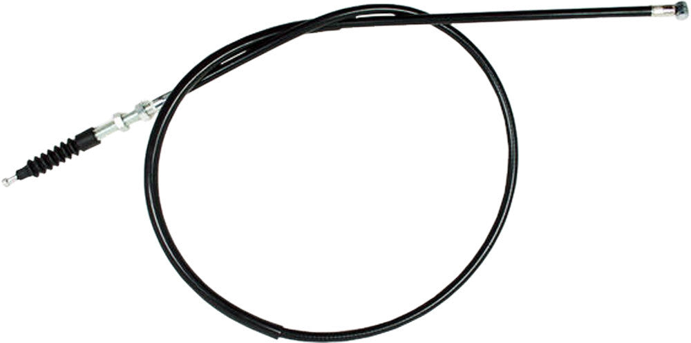 Motion Pro black vinyl clutch cable with longitudinally-wound housing, designed for motorcycle clutch systems.