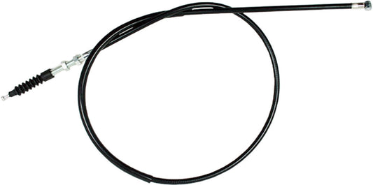 Motion Pro black vinyl clutch cable with longitudinally-wound housing, designed for motorcycle clutch systems.