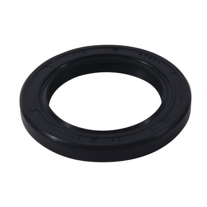 QuadBoss Double Lip Seal 4711, 32x47x6, for powersports equipment, shown in close-up with rubber lips and metal casing.