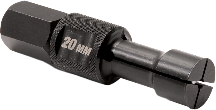 Motion Pro 20mm replacement collet for blind bearing puller, used for precise bearing removal and installation.