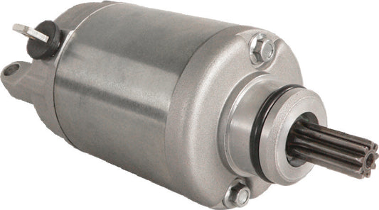 QuadBoss power sports starter for Can-Am DS 450 and SX models, showing the compact starter motor and electrical components.