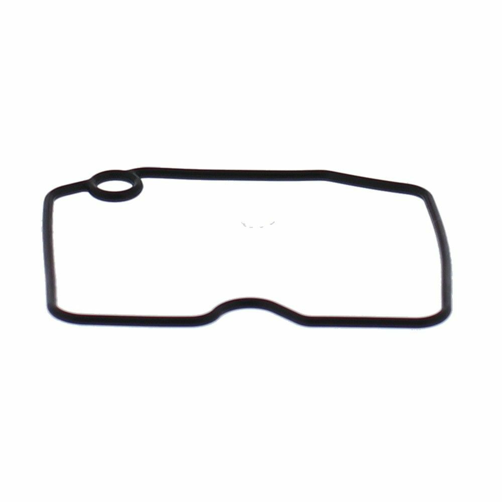 All Balls Float Bowl Gasket for 46-5004 motorcycle carburetor, shown in black rubber with detailed edges