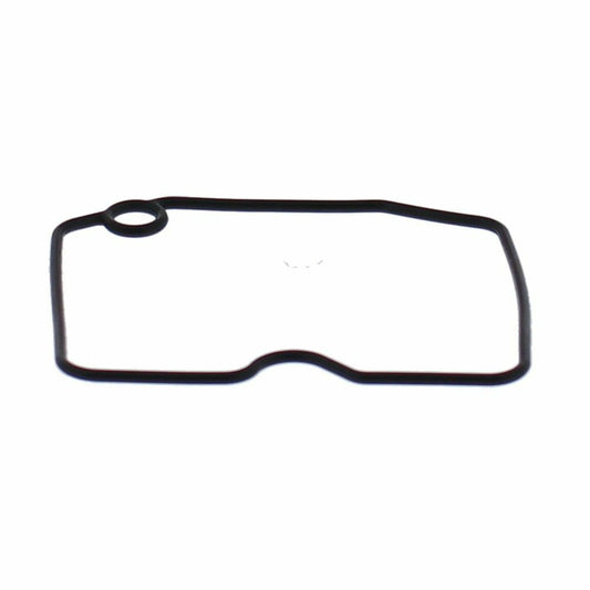 All Balls Float Bowl Gasket for 46-5004 motorcycle carburetor, shown in black rubber with detailed edges