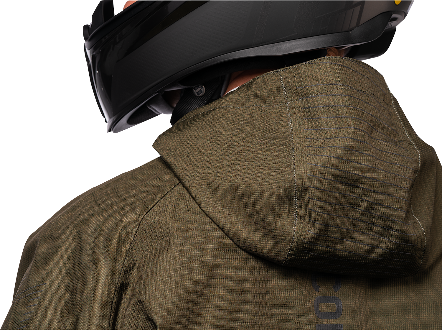 Bill's Exhausts ICON PDX3™ Olive Jacket in Large, showcasing its stylish design and durable fabric.
