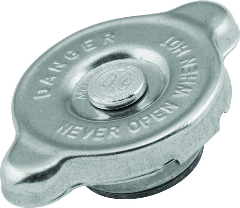 QuadBoss radiator cap for Arctic Cat and Polaris RZR 900 vehicles, featuring durable metal construction and secure seal.