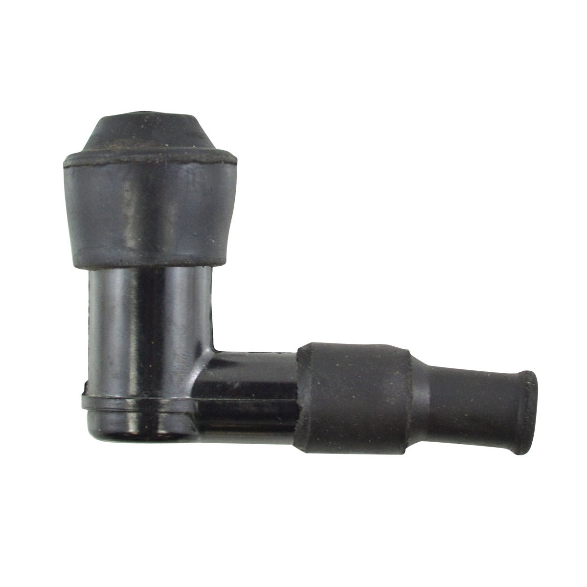 RM STATOR spark plug cap for automotive ignition systems, showing a close-up of the ignition component with detailed connector parts.