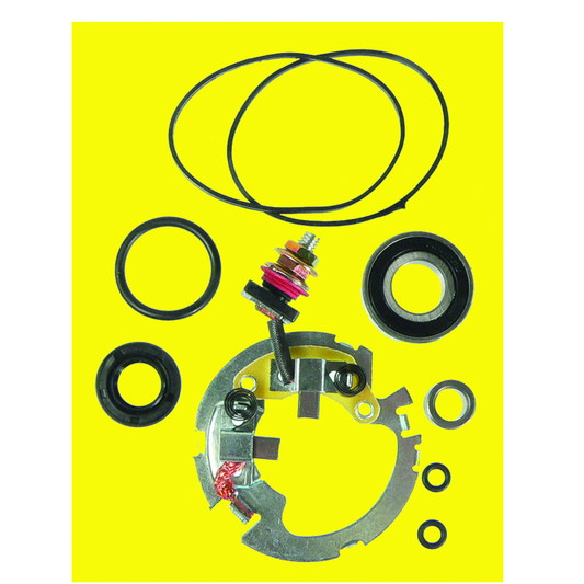 QuadBoss Honda TRX400/450/350 FourTrax Rancher starter repair kit with parts and tools for engine restoration.