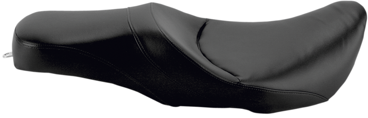 Black SADDLEMEN Pro Tour Seat for FLH models '97-07, designed for comfort and style on Harley-Davidson touring motorcycles.