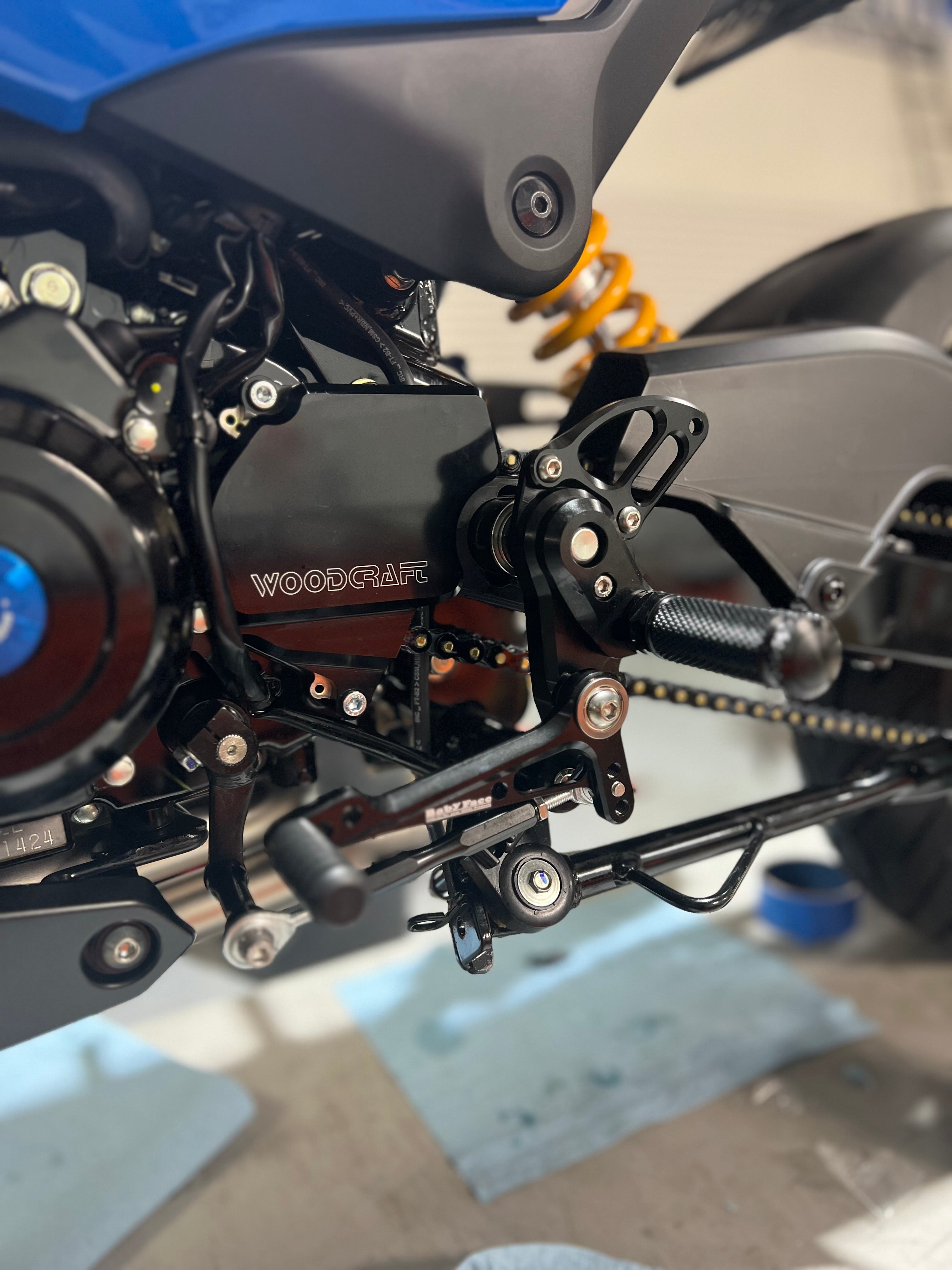 Babyface Standard Shift Solo Rearsets | Howling Moto