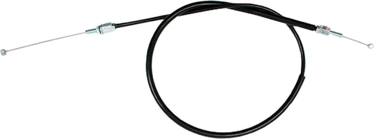 Black Vinyl Throttle Push Cable for motorcycles and powersports vehicles from MOTION PRO, model 02-0511, with metal fittings.