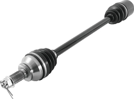 QuadBoss front left replacement axle for 2017-2020 Polaris RZR XP 1000 EPS High Lifter Edition, showing the durable metal shaft.