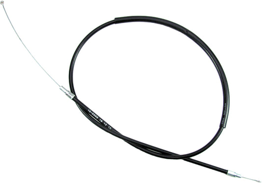 Motion Pro black vinyl throttle cable for precise control, designed for motorcycles and off-road vehicles.