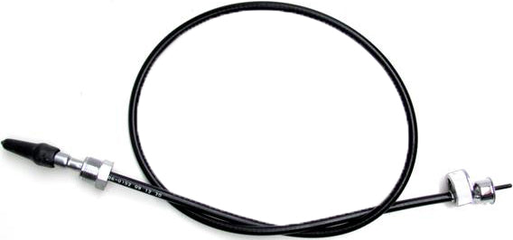 Black vinyl motorcycle speedometer cable by Motion Pro, model 06-0152, designed for accurate speed readings