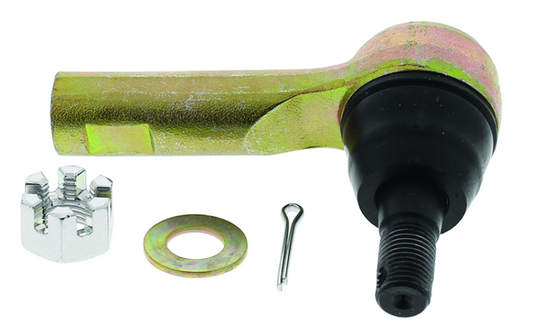 QuadBoss outer end tie rod assembly kit for Kawasaki KRF800 Teryx, showing the metal tie rod and joint components.