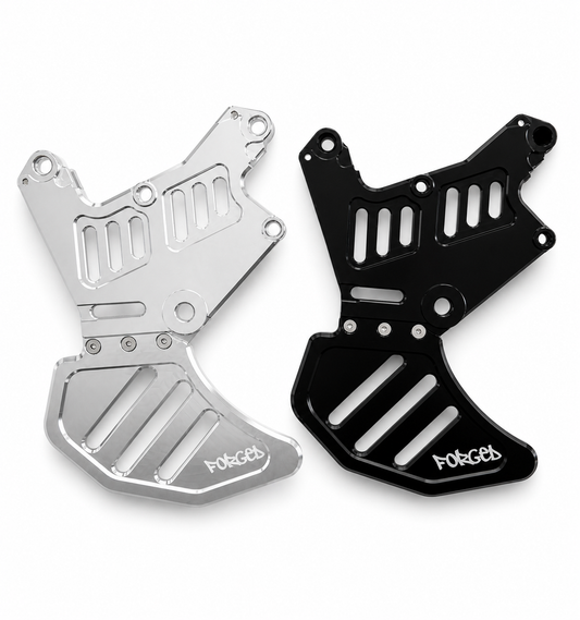 Upgraded Dual Caliper Mount + Rotor Guard for Sur Ron, Talaria & Segway | Heavy Duty Metal