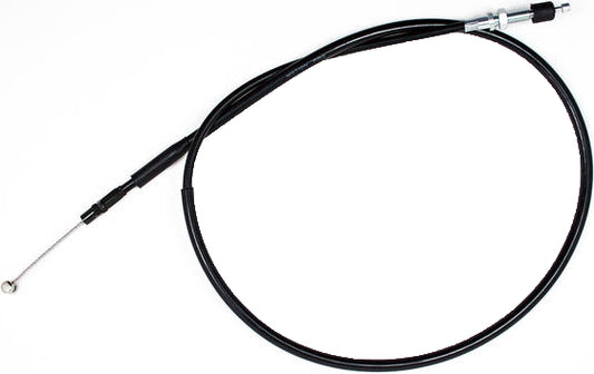 Black vinyl clutch cable by Motion Pro, part 05-0333, showing detailed close-up of the durable cable and fittings.