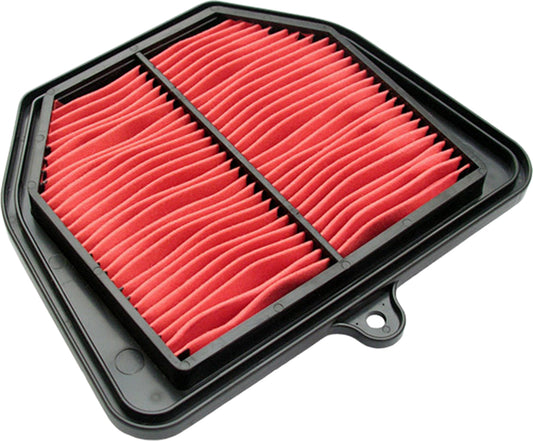 HIFLOFILTRO HFA4917 air filter for high performance engines, showing a close-up of the clean, durable filter element.