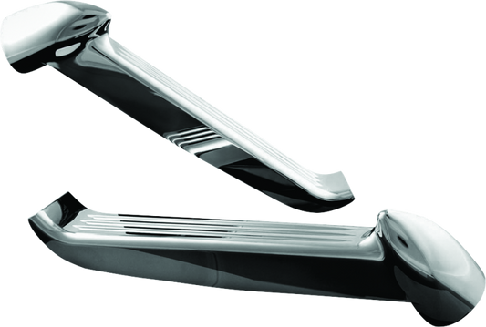 Chrome handlebar top cover for Honda GL1800 Gold Wing 2001-2017 by Kuryakyn, showing shiny chrome finish and sleek design.