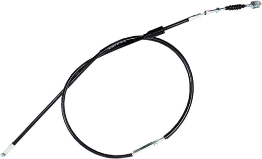 Black vinyl clutch cable for motorcycles by MOTION PRO, durable and precise control for motorcycle operation.