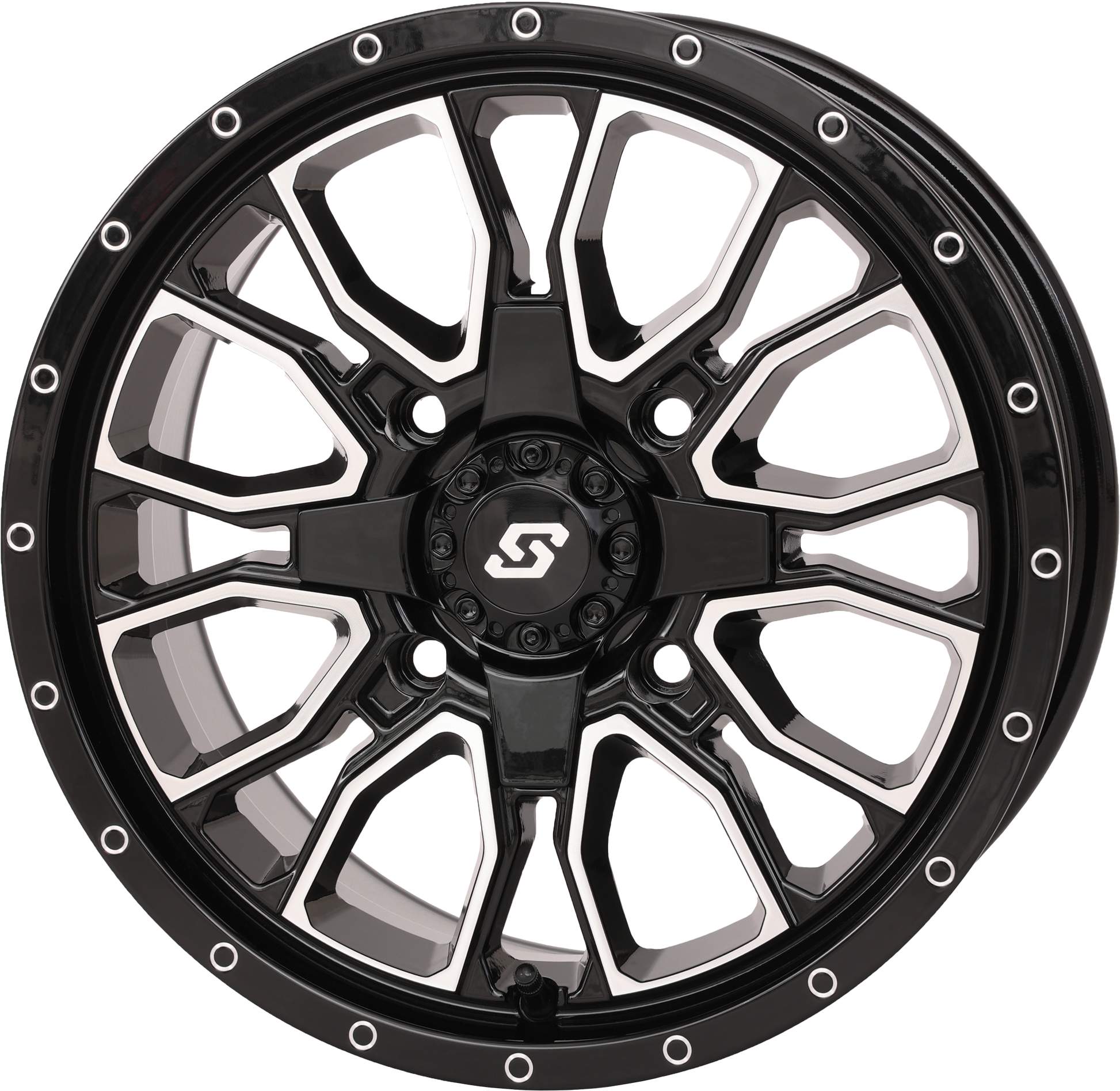 SEDONA, SEDONA Fusion DD Wheel 15x7 Gloss Black Machined Finish Part 570-9108