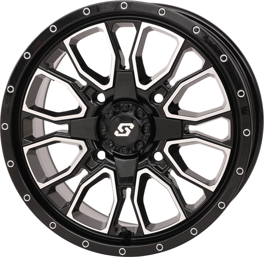 SEDONA, SEDONA Fusion DD Wheel 15x7 Gloss Black Machined Finish Part 570-9108