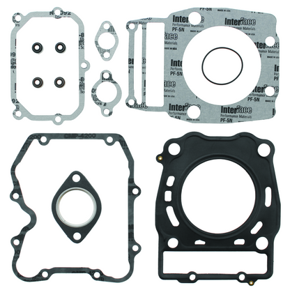 QuadBoss top end gasket set for Polaris Hawkeye 400 HO 11-14, includes engine gaskets and seals for repair and maintenance.
