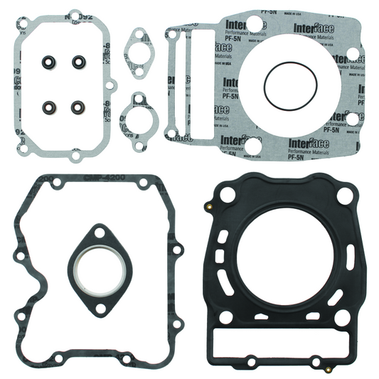 QuadBoss top end gasket set for Polaris Hawkeye 400 HO 11-14, includes engine gaskets and seals for repair and maintenance.