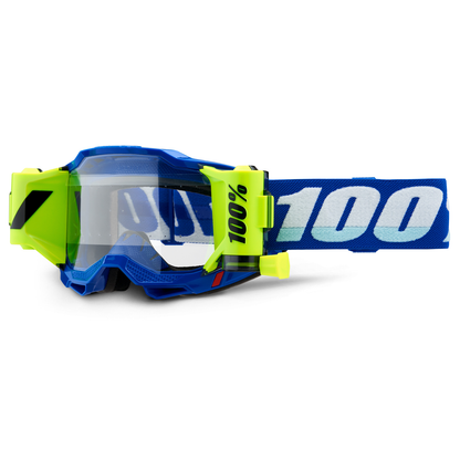 100% Accuri 2 Forecast Goggles - Blue - Clear 50017-00003 - Howling Moto