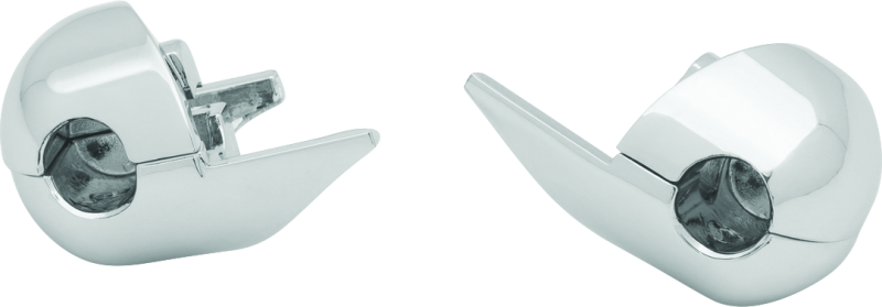 Kuryakyn Rear Atto turn signal adapter for Indian Chieftain and Challenger motorcycles, shown mounted on bike.