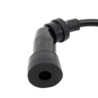 RM STATOR external ignition coil with spark plug cap for motorcycle, part RM06003, shown in the image.