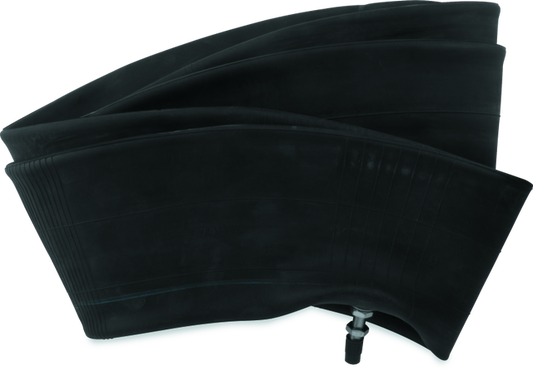 BikeMaster 4.25/4.50/5.10-18 TR6 inner tube for motorcycle tires, black rubber with valve stem, suitable for various bike models.