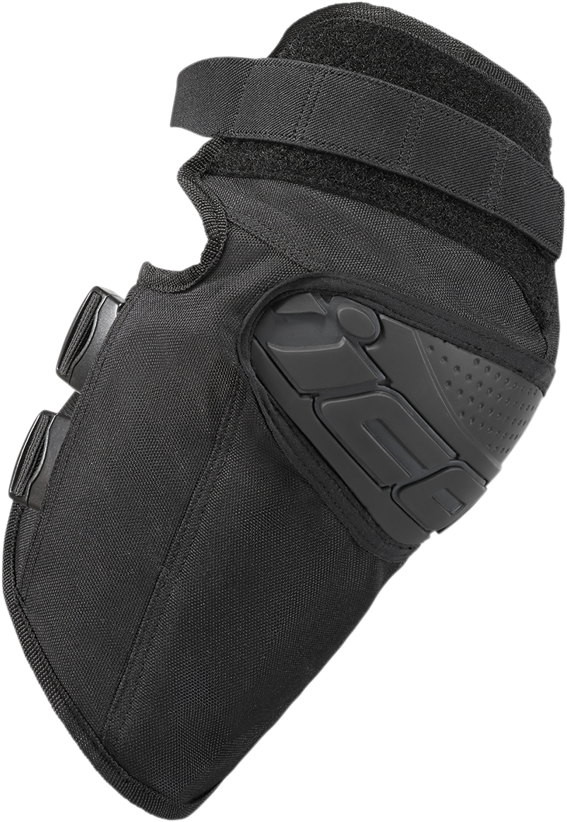 Bill's Exhausts ICON Field Armor Street Knee Protectors in L/XL, durable motorcycle armor designed for knee protection.