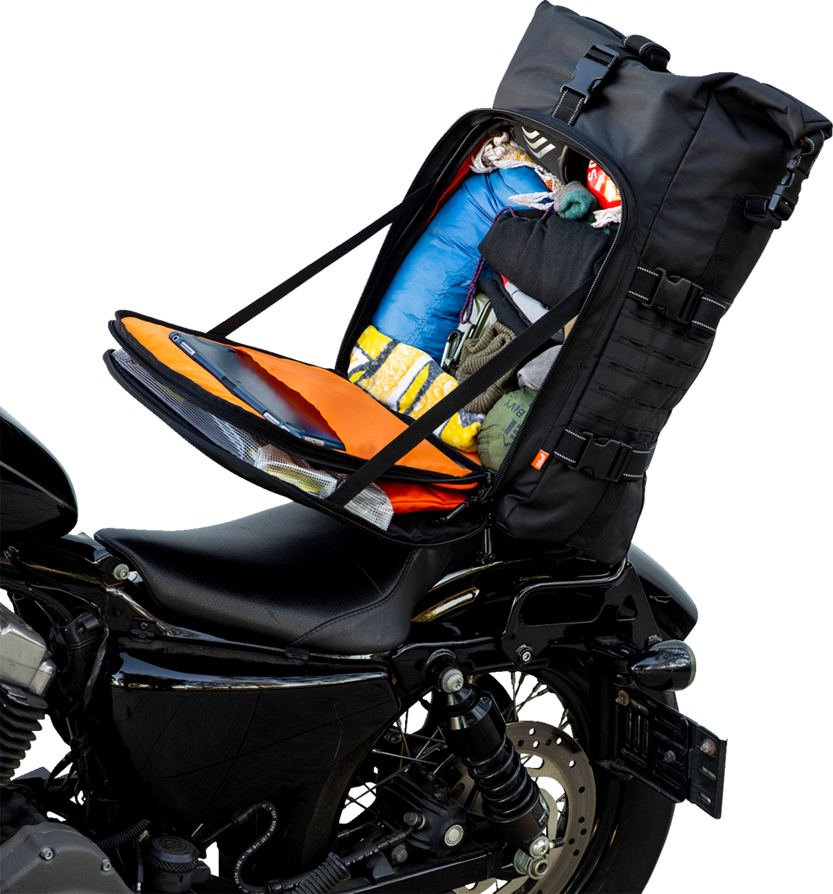 BILTWELL EXFIL-80 Motorcycle Bag - Gen 2 - Black 3014-01 - Howling Moto