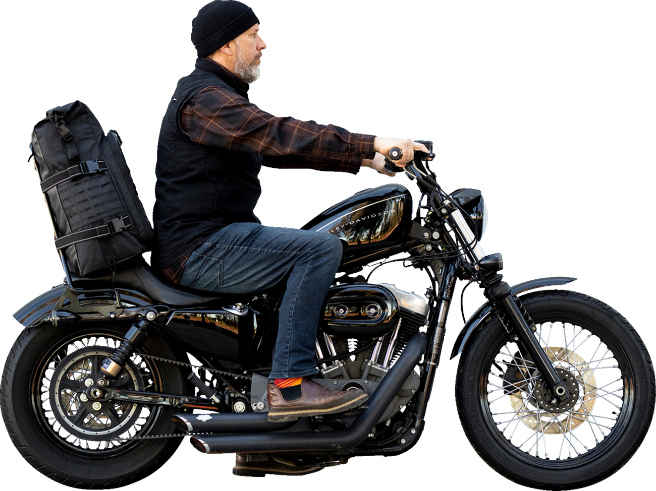 BILTWELL EXFIL-80 Motorcycle Bag - Gen 2 - Black 3014-01 - Howling Moto