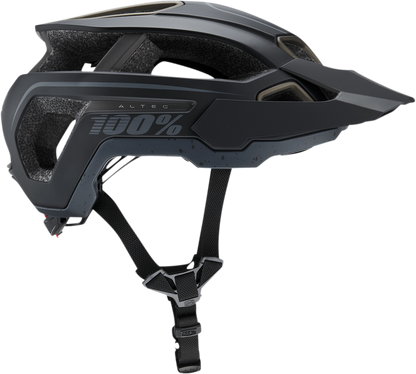 Black 100% Altec bicycle helmet with Fidlock buckle, CPSC/CE certified, size S/M, from Bill's Exhausts.