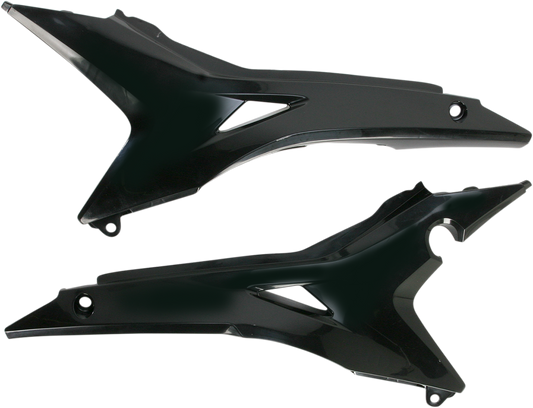 Black ACERBIS Airbox Cover for motorcycle, designed to fit the Bill's Exhausts body model, with product code 2314390001.