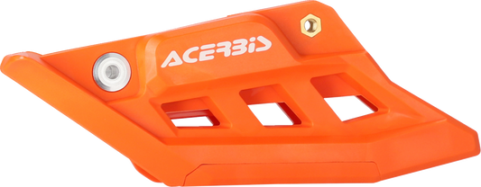 Orange Acerbis chain guide for KTM bikes, designed to protect and guide the chain on off-road motorcycles.