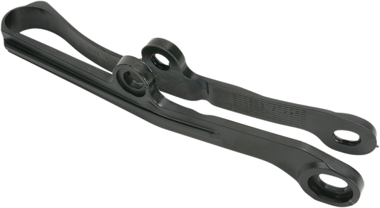 Black ACERBIS chain slider for Kawasaki motorcycles, designed to protect the bike's chain and swingarm.